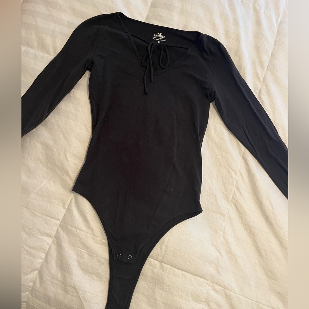 Long Sleeve Black BodySuit